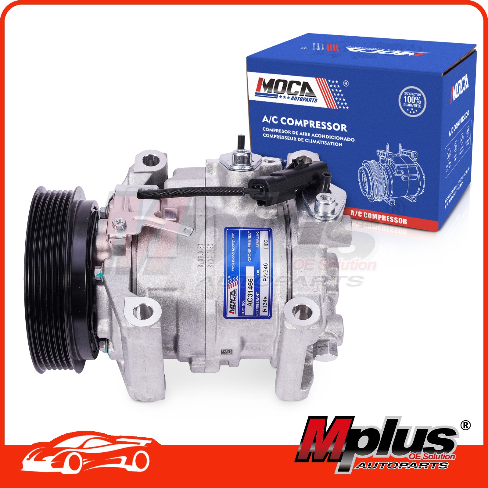A/C Compressor for 11-20 Dodge Grand Caravan 11-16 Dodge Journey CO30015C