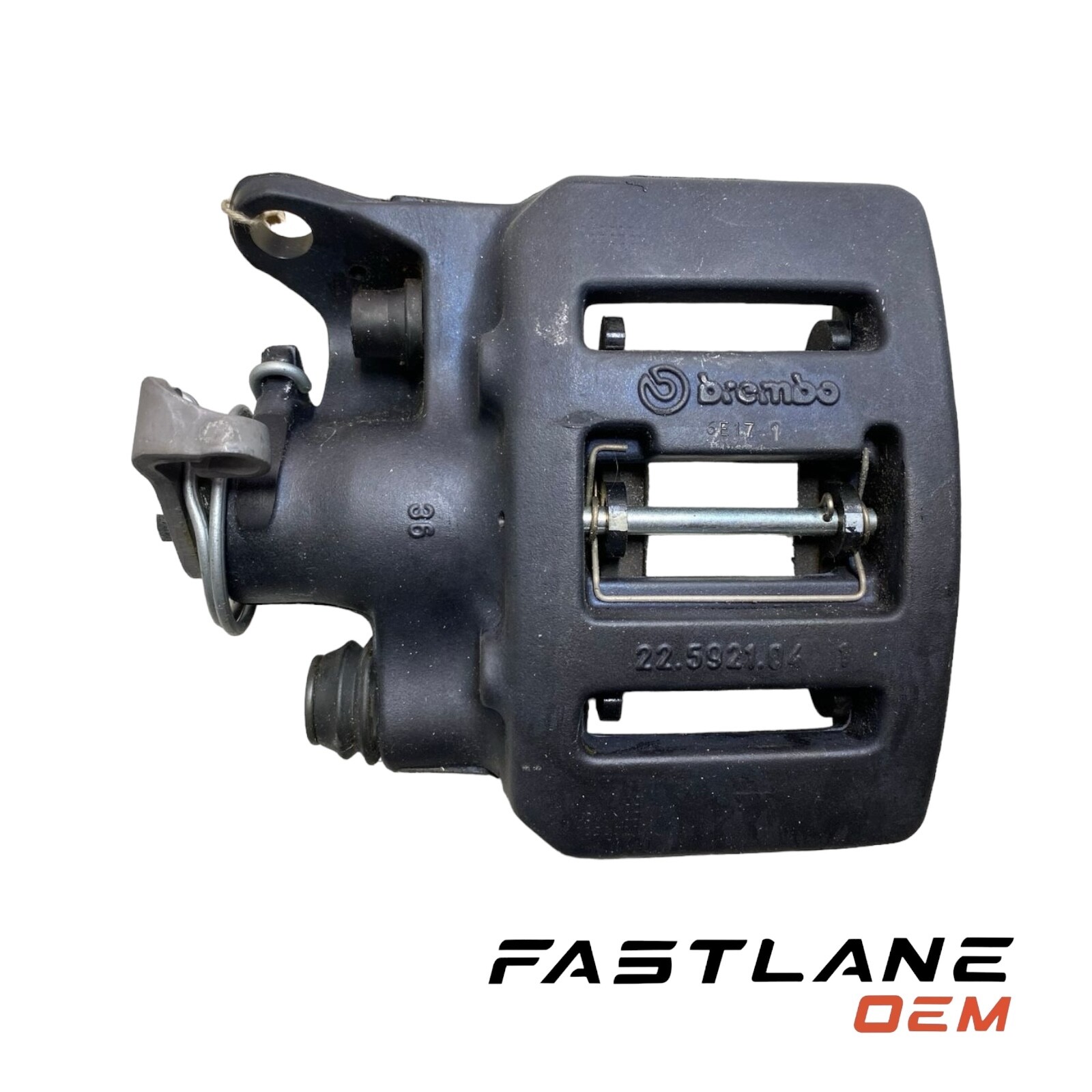 2001-2007 ASTON MARTIN VANQUISH RIGHT CALIPER HANDBRAKE ASSEMBLY 1R12-280214-AA