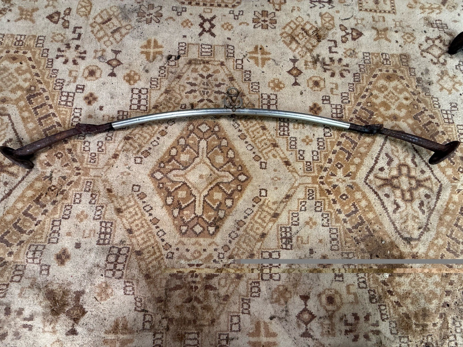 Original 1932 Ford Plain Headlight Tie Bar OEM Steel Deuce Roadster Coupe