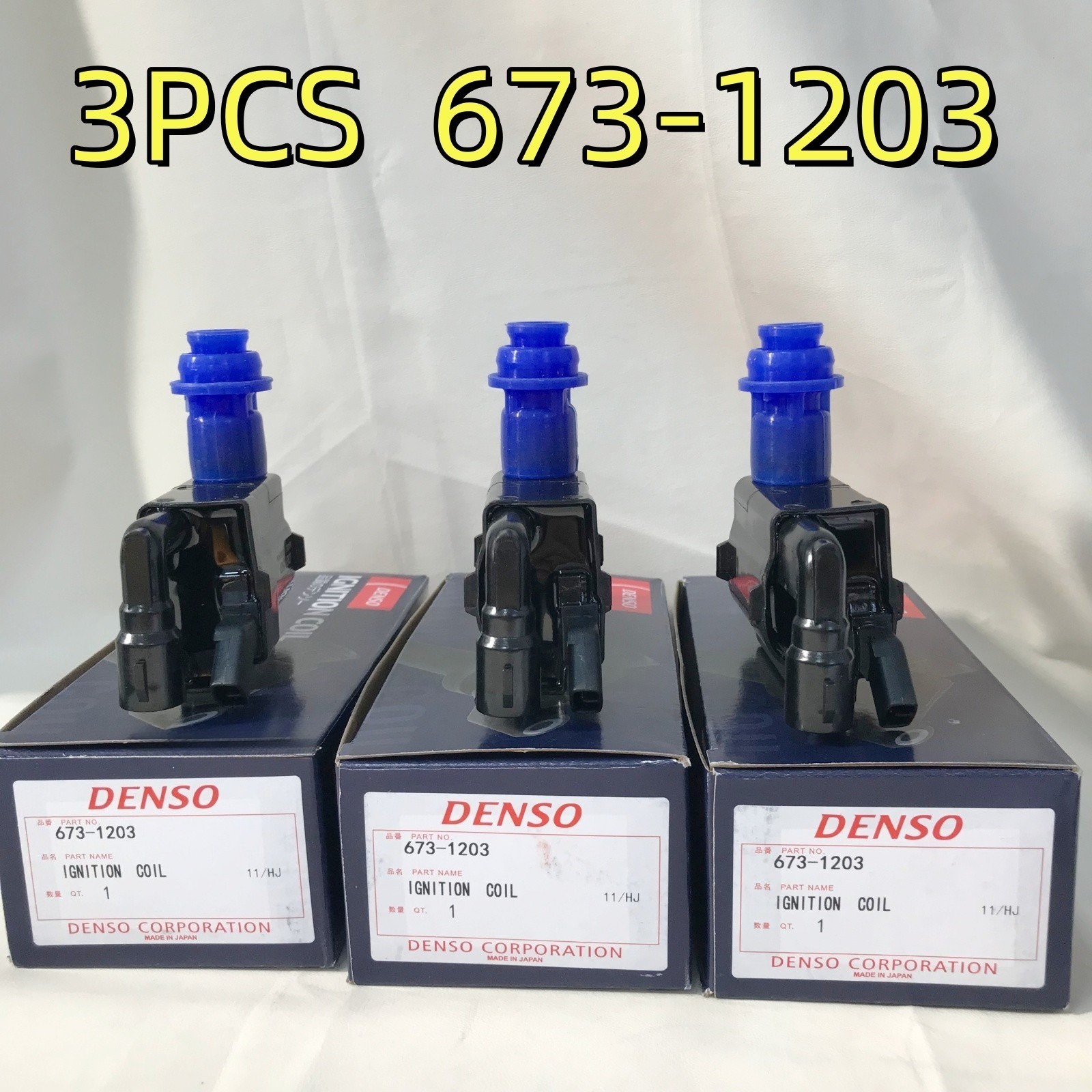 OEM 3X DENSO Ignition Coil Pack for Toyota Supra Aristo Lexus IS300 90919-02216