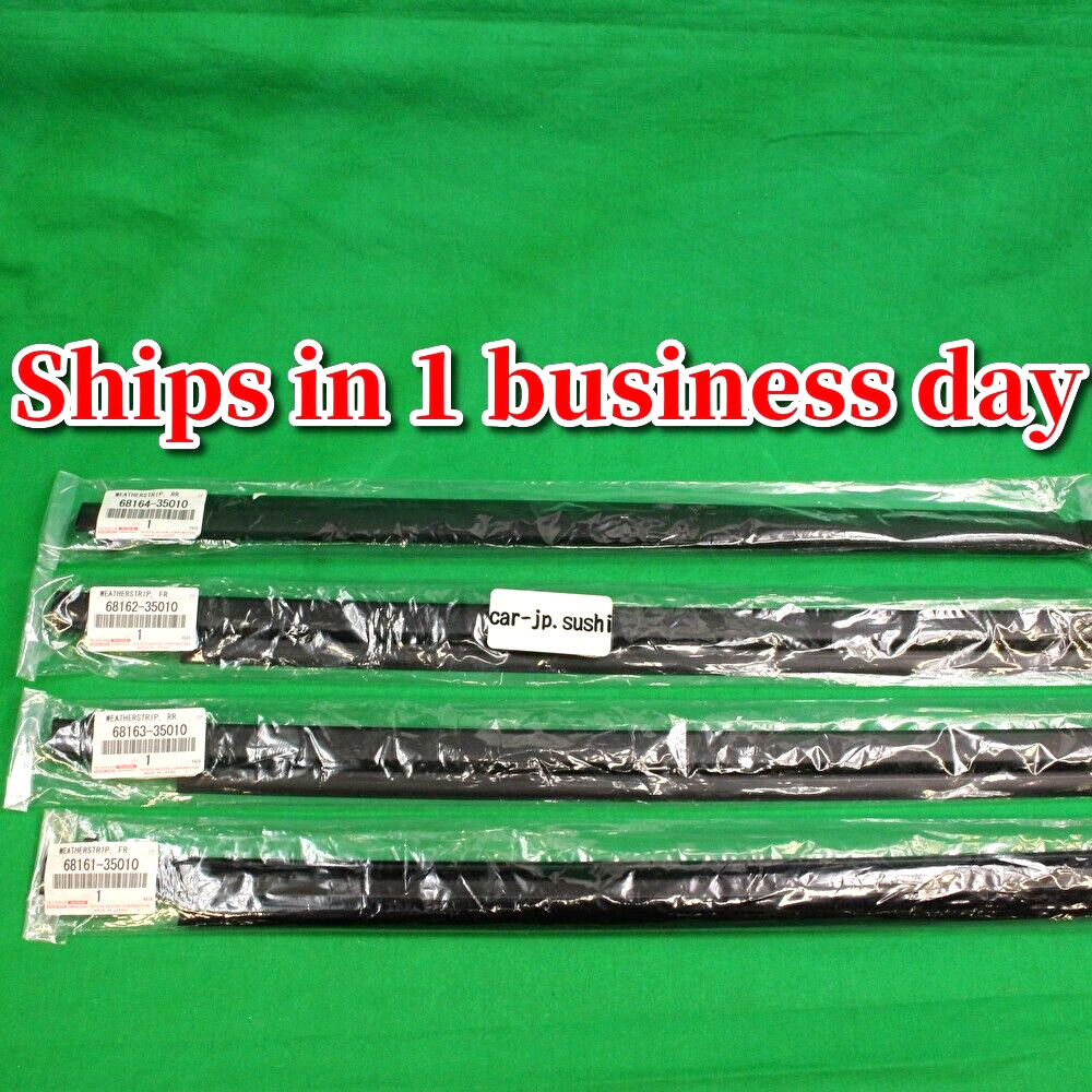 For TOYOTA  4RUNNER 96-02 Door Glass Belt Outer Molding Weatherstrip Set of 4