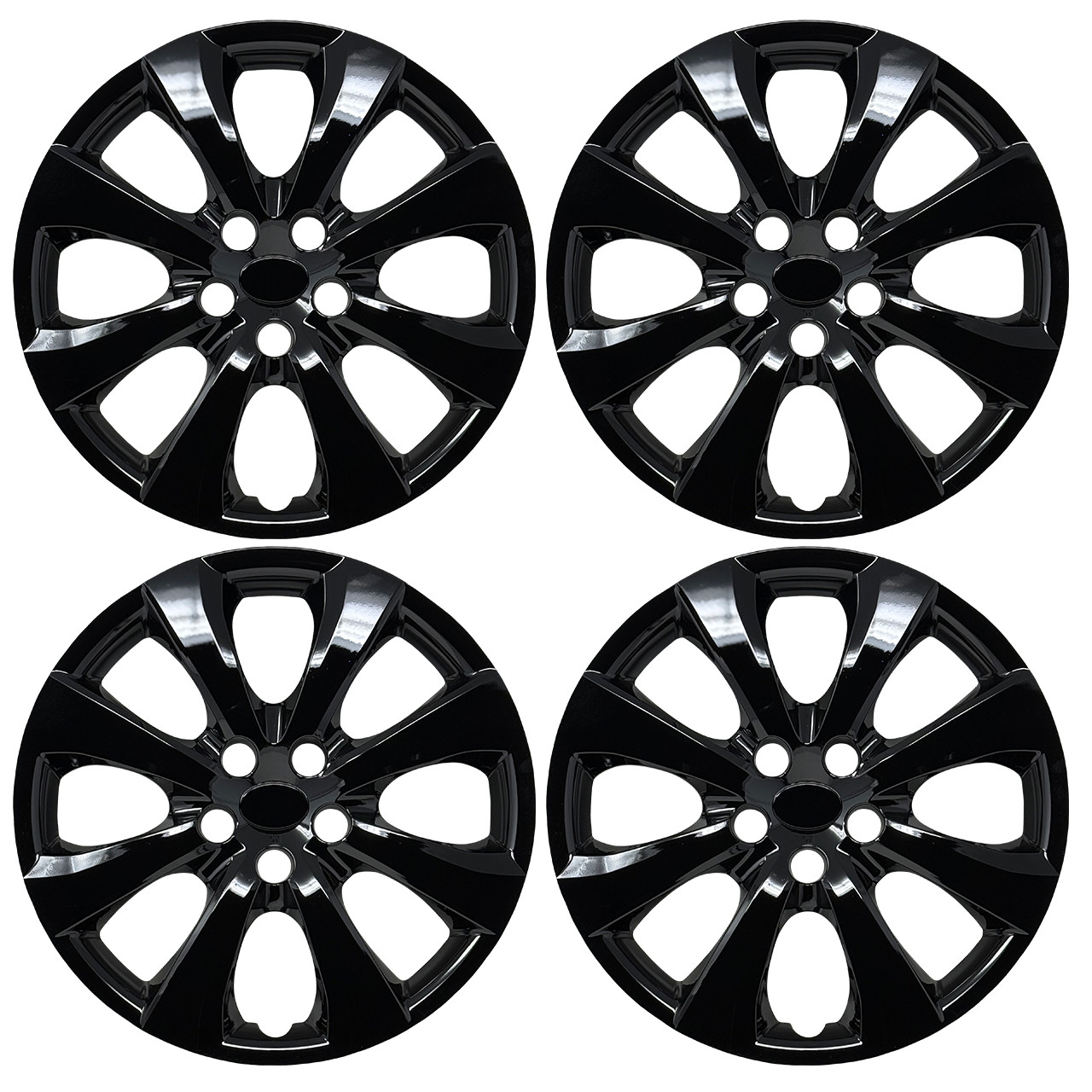 NEW Hubcap Set for Toyota Corolla 2019-2026, Premium Replica Black 16-inch 61191