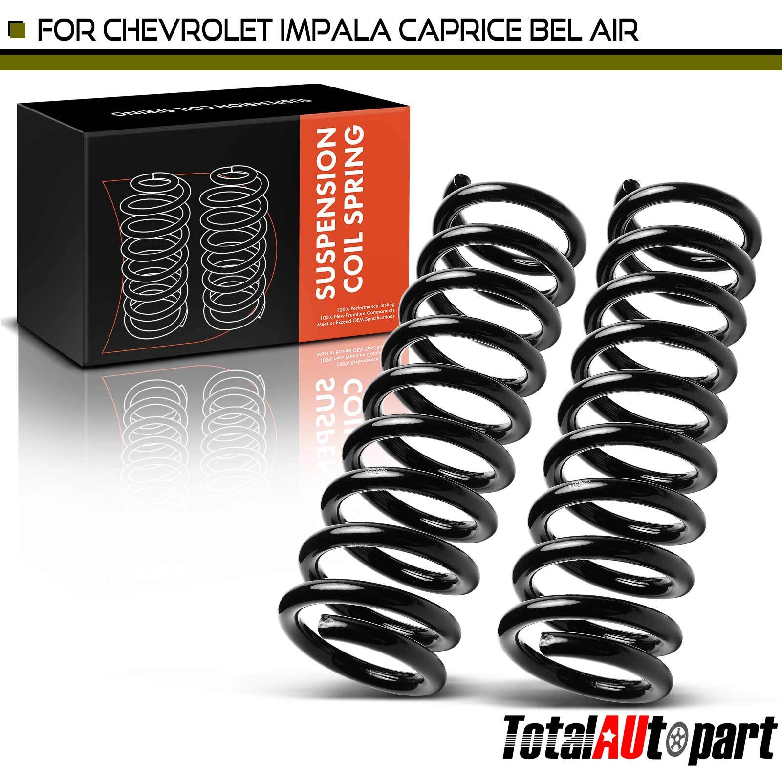 2Pcs Coil Springs for Chevrolet Biscayne Brookwood Del Ray Impala Nomad Front