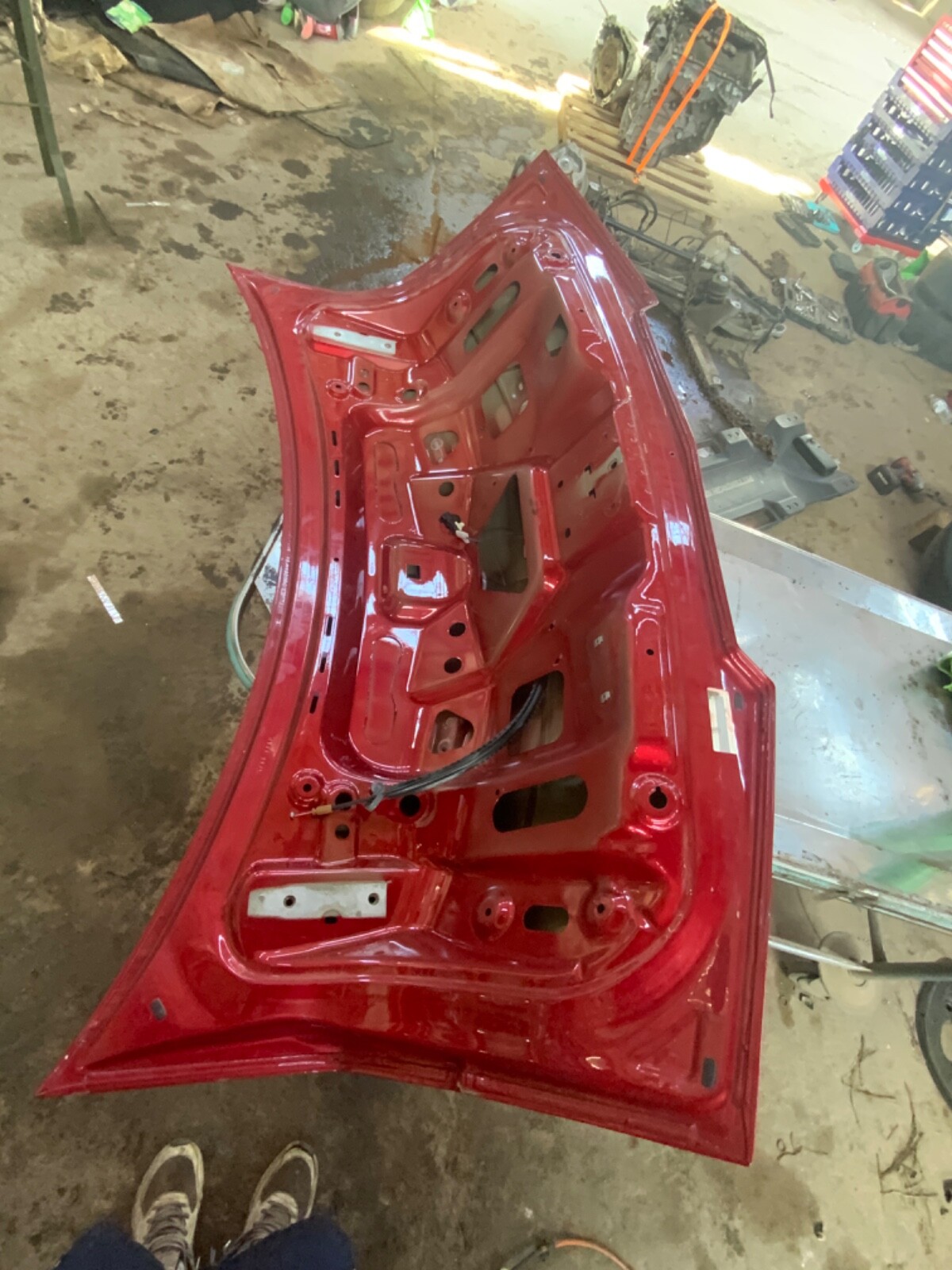 11-15 CADILLAC CTS COUPE REAR TRUNK LID REAR TAILGATE DOOR SHELL RED OEM no ship 11-15 CADILLAC CTS COUPE REAR TRUNK LID REAR TAILGATE DOOR SHELL RED OEM no ship