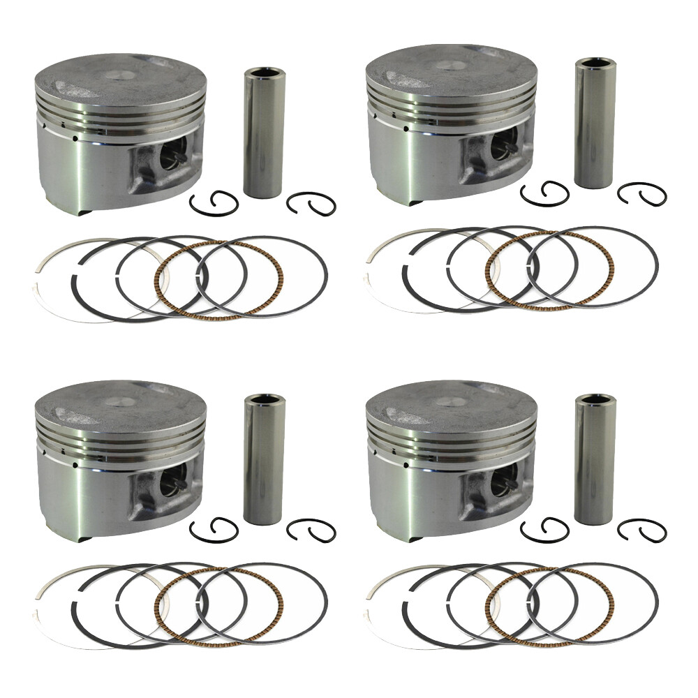 4 Sets Piston & Rings Kit STD 65mm for Kawasaki ZX600 Ninja ZX6 ZZR600 1990-2006 4 Sets Piston & Rings Kit STD 65mm for Kawasaki ZX600 Ninja ZX6 ZZR600 1990-2006