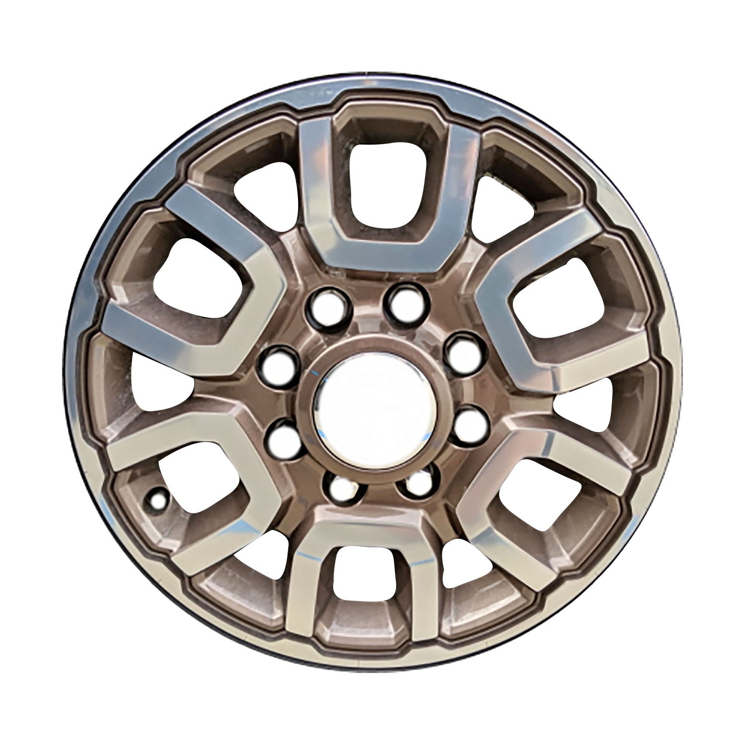 Used Polished and Painted Tan Aluminum Wheel 18 x 8