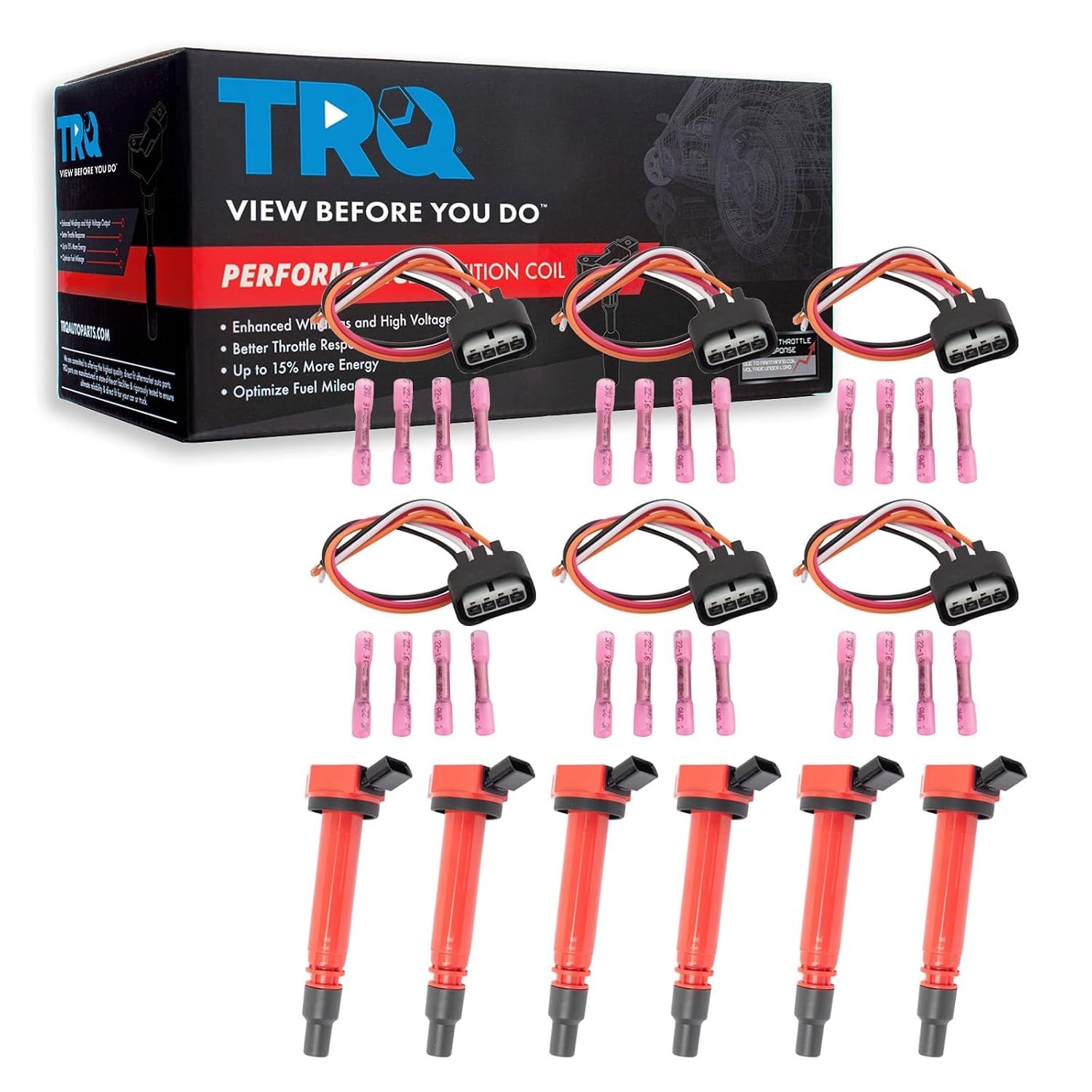 TRQ Performance Ignition Coil Set Fits Lexus GS300 IS350 GS350 GS450h READ DESC