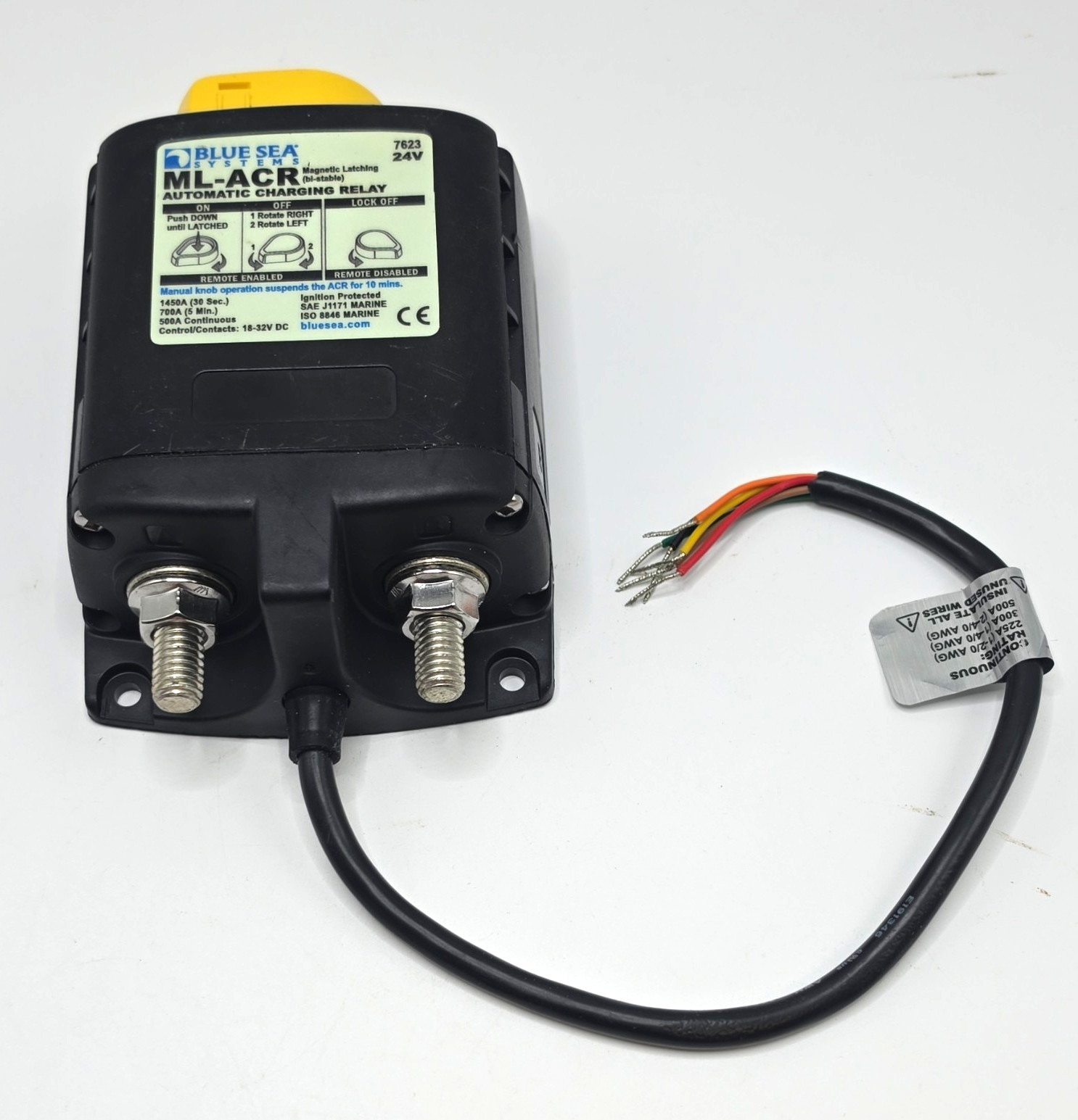 Blue Sea ML-ACR 24V 7623 Automatic Charging Relay 500A Continuous
