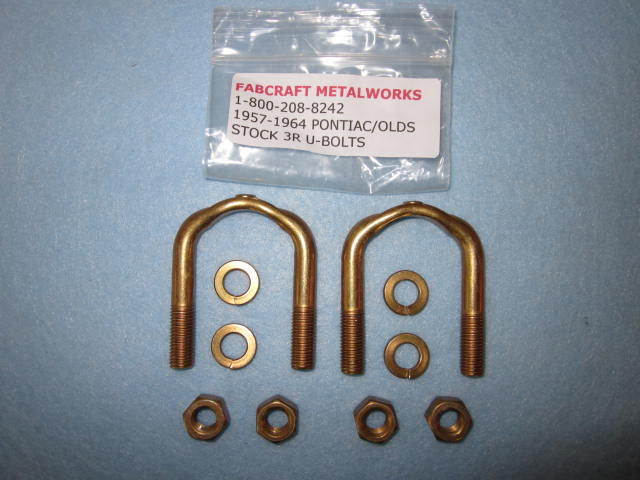 1957 58 59 60 61 62 63 64  PONTIAC OLDSMOBILE STOCK 3R U-BOLTS