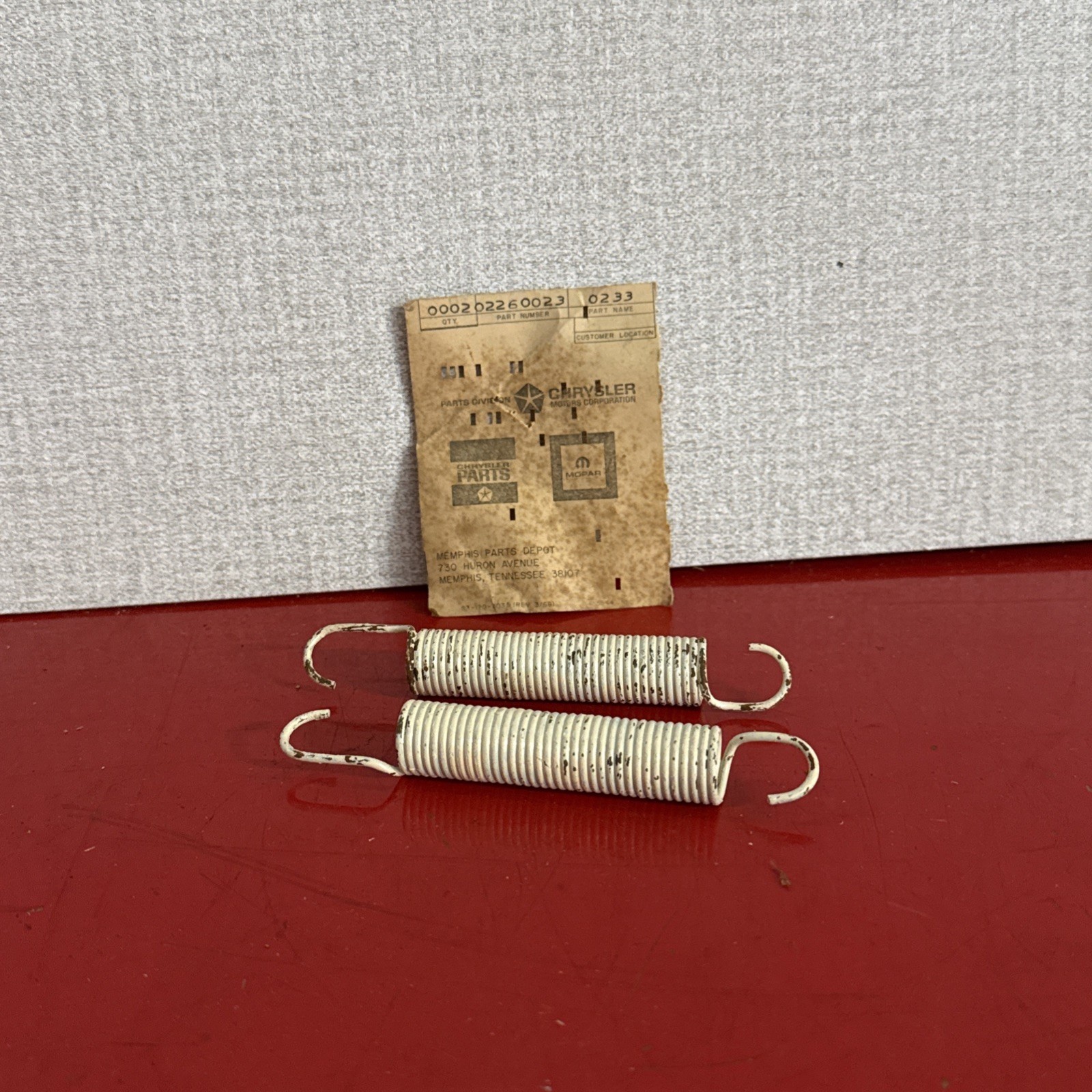 NOS 1962-1972 Plymouth Dodge Coronet B & C-Body Clutch Return Spring 2260023 NOS 1962-1972 Plymouth Dodge Coronet B & C-Body Clutch Return Spring 2260023