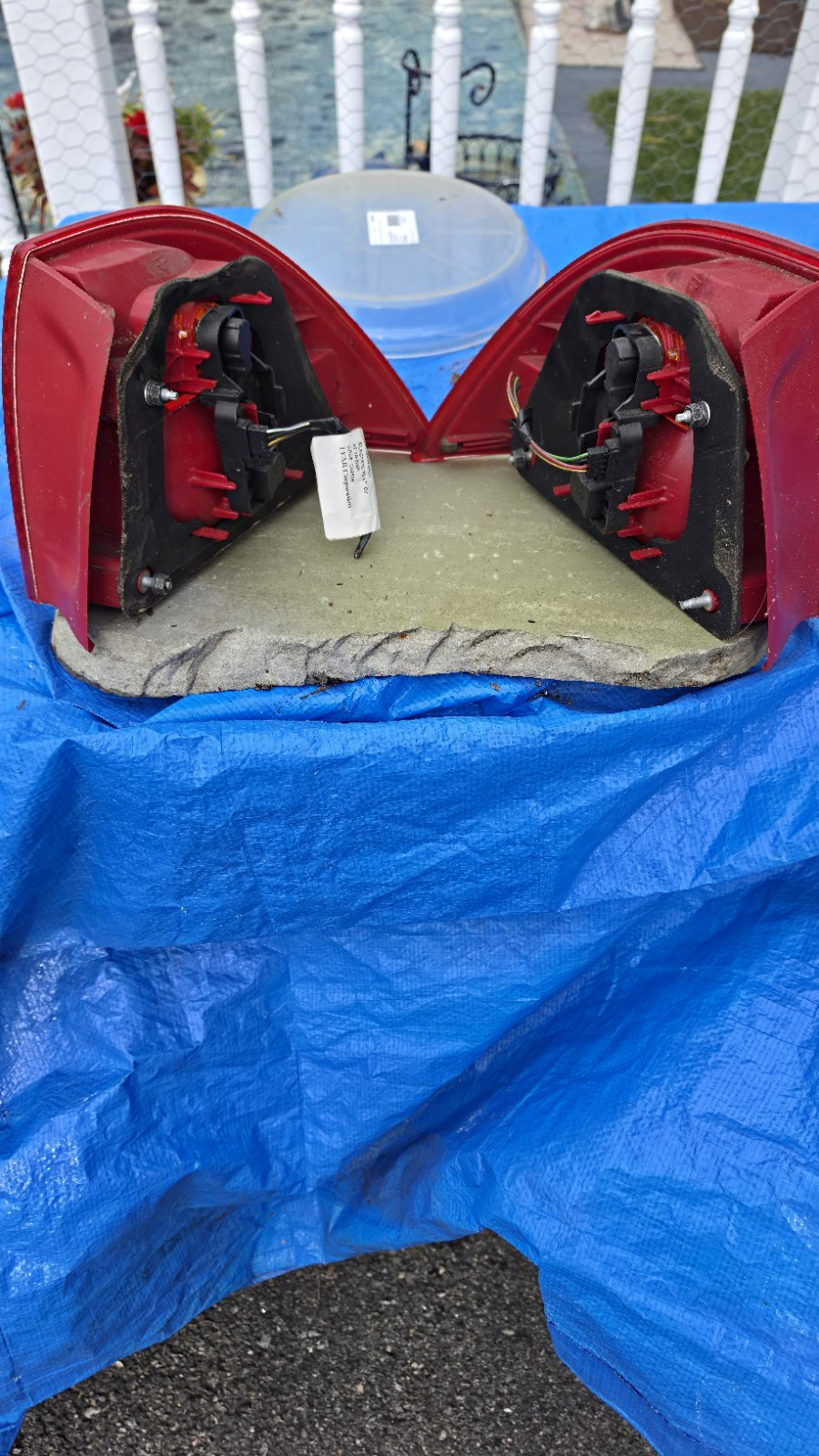 2006-2009 SAAB used Pair of Outer Taillights With PC Boards 2006-2009 SAAB used Pair of Outer Taillights With PC Boards