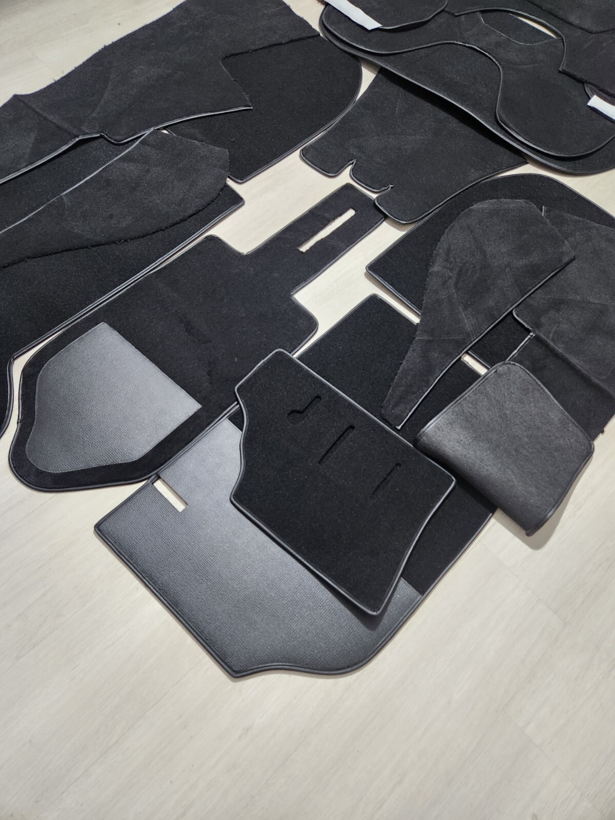 NEW Porsche 911 912 Targa / Coupe RS Style Black Velour Carpet Kit 1965-73