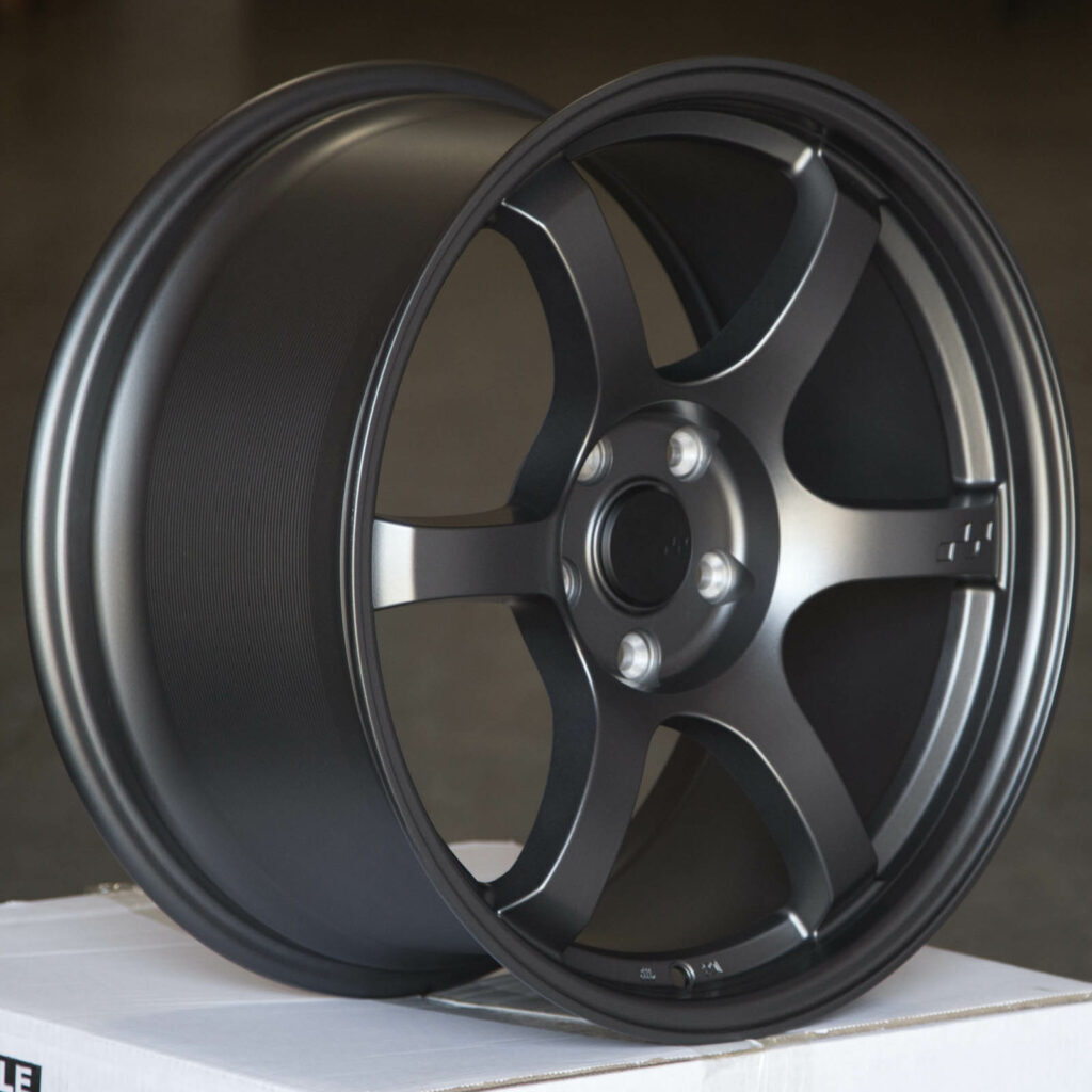 1 CIRCUIT CSF1 18x9.5 5x114.3 +38 MATTE GUNMETAL 57DR SPUN FORGED WHEEL RIM JDM