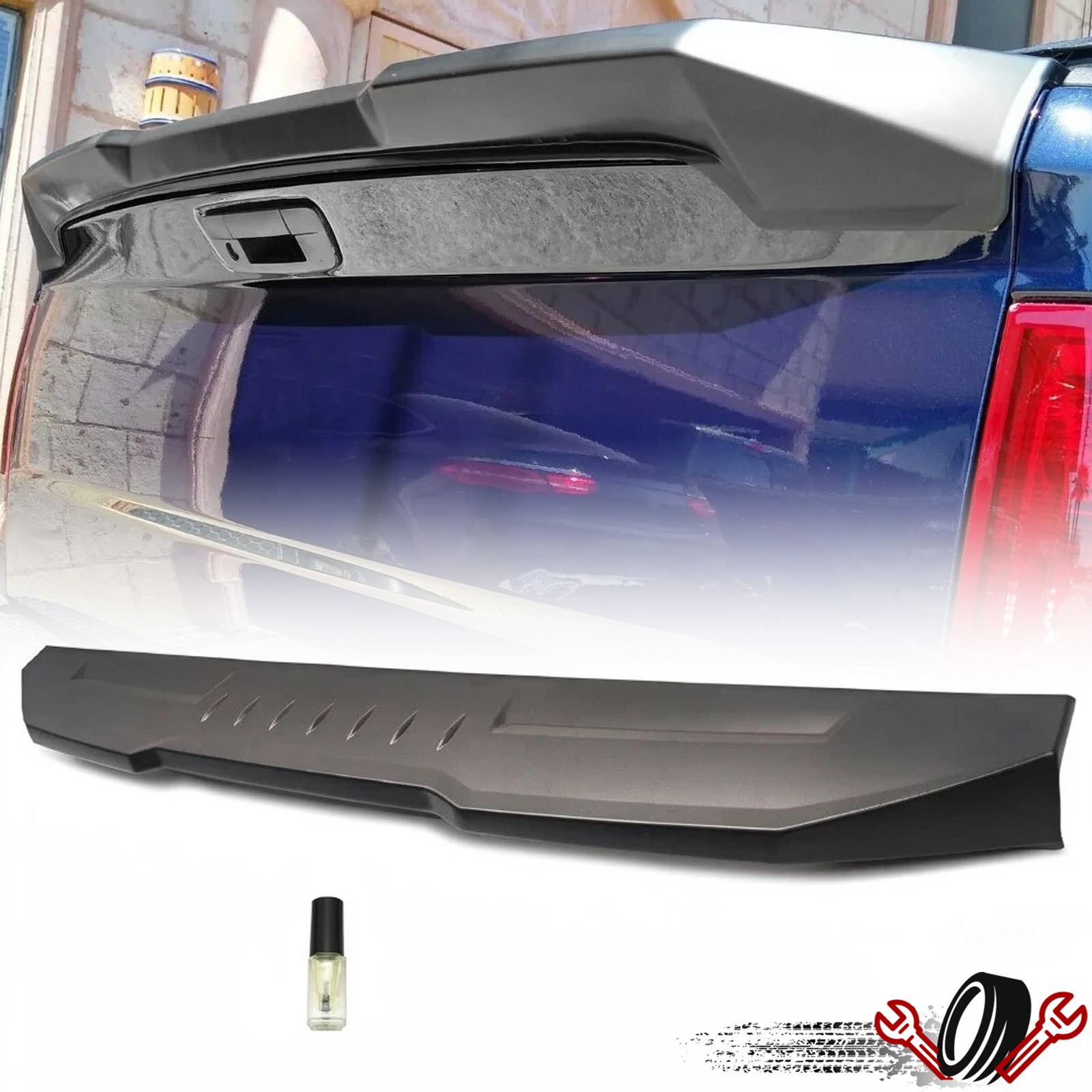 Truck Tailgate Spoiler Cover For 2009-2021 Dodge Ram 1500 2500 3500