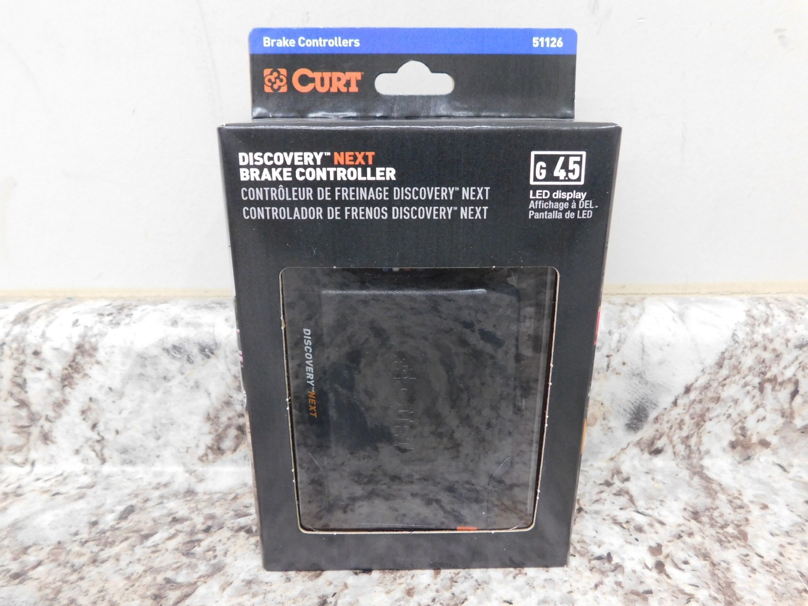 CURT 51126 Discovery NEXT Time-Delay Trailer Brake Controller w/ LED Display