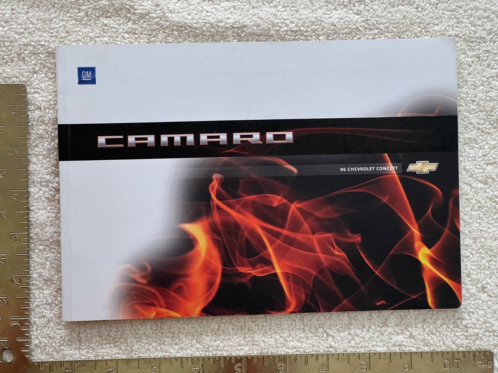 2006 Chevrolet Camaro Concept press Brochure. RARE. Includes DATA DISC.
