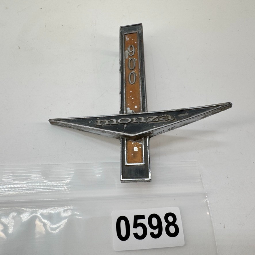 Vintage 1962-64 Chevy Monza 900 Fender Emblem Badge OEM