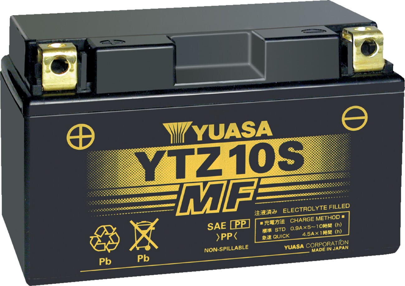 Yuasa YTZ10S Factory Activated Maintenance Free Battery