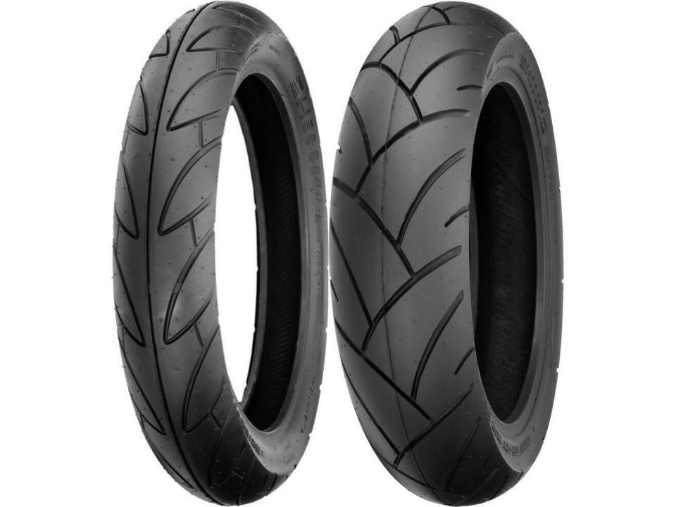 Shinko SR740/741 100/80-16 130/80-16 \'86-07 Ninja 250 Front Rear Tires Combo Set