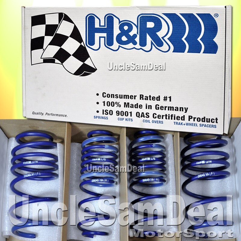 H&R LOWERING SPORT SPRINGS FOR 14-18 BMW F15 X5 XDRIVE 35i 35d WITHOUT REAR AIR