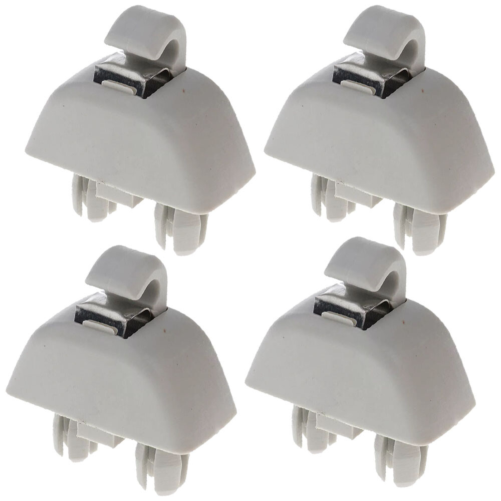 4PC Gray Sun Visor Support Clip Retainer 6RD857561 4F0857561 For VW Passat