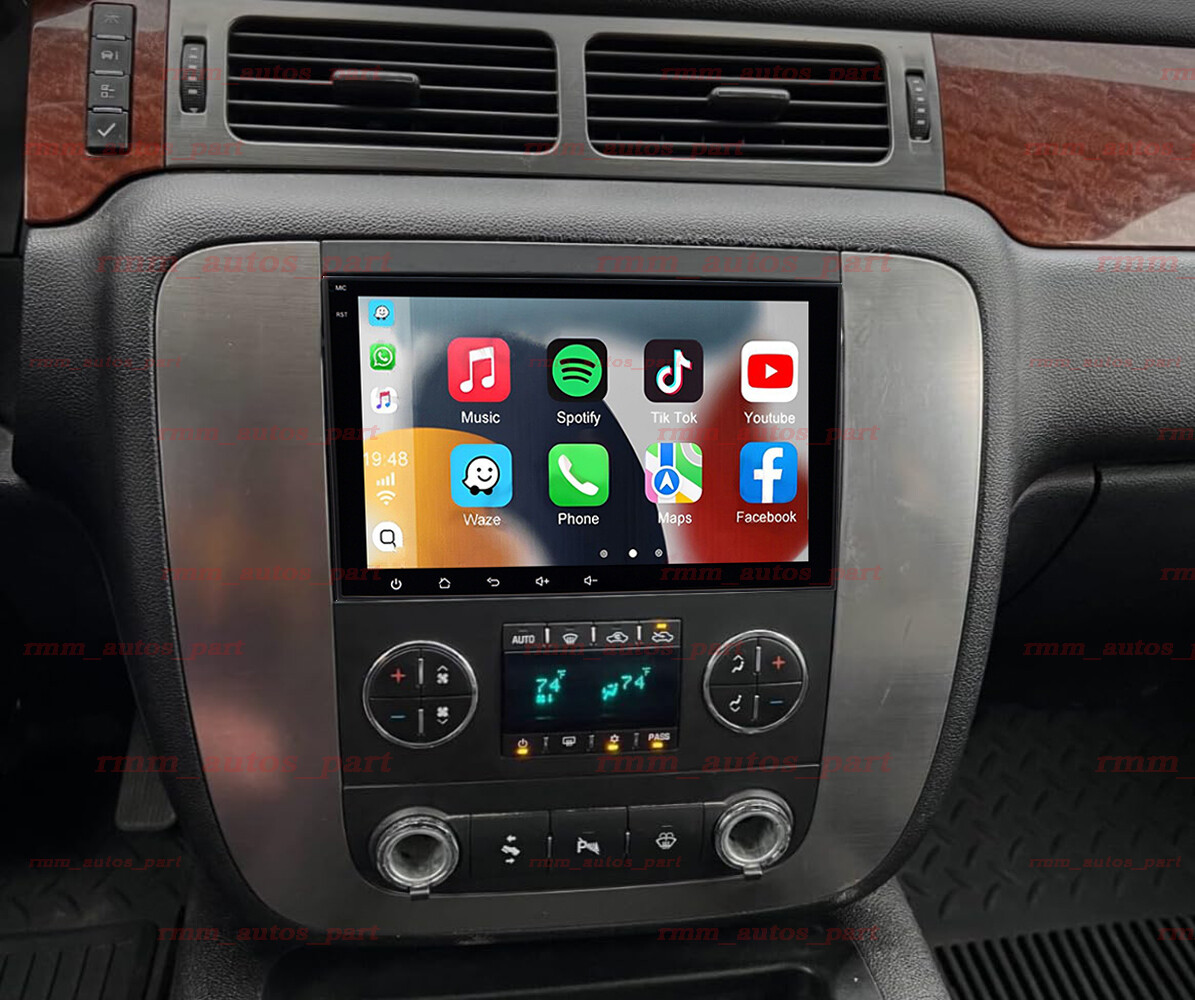 For Chevrolet Suburban 2007-2014 Wifi CarPlay Android Car Stereo Radio GPS Navi