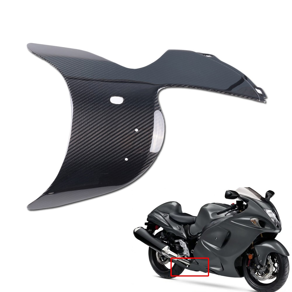 FSH 2008-2020 Suzuki GSX1300R Hayabusa Belly Pan - 100% Carbon Fiber FSH 2008-2020 Suzuki GSX1300R Hayabusa Belly Pan - 100% Carbon Fiber