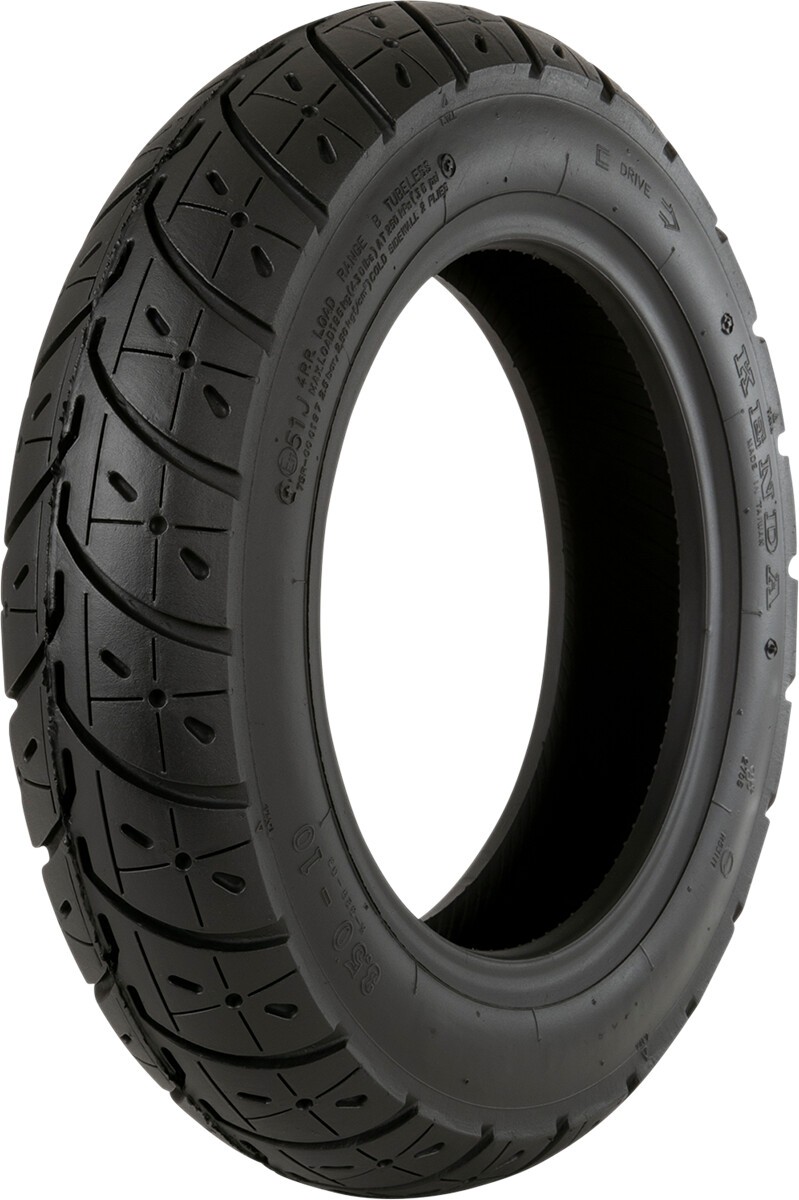 Kenda K329 Touring Scooter Front/Rear Tire 3.50-10 51J TT/TL
