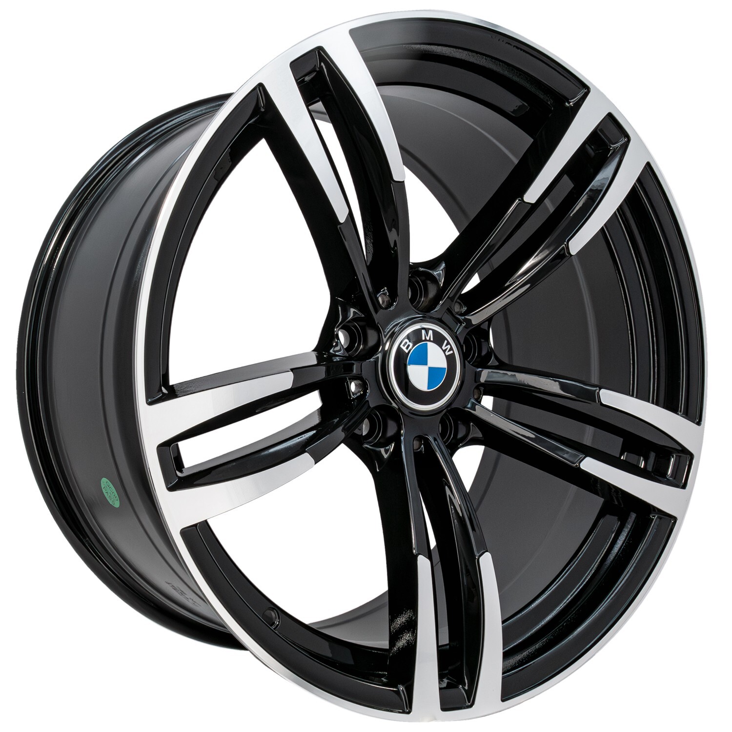 BMW Styled Auto Rim 19 x 9.5 Black Machine Face 1pc. BMW Styled Auto Rim 19 x 9.5 Black Machine Face 1pc.