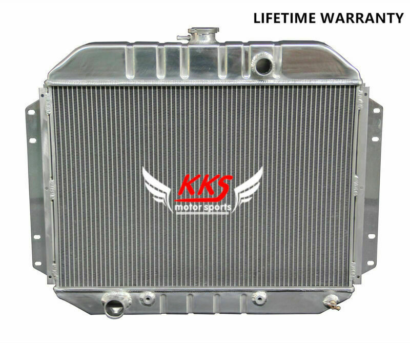POLISHED KKS 3 ROW RADIATOR FOR 61 62 63 64 FORD F-100 F250 F350 PICKUP TRUCK V8