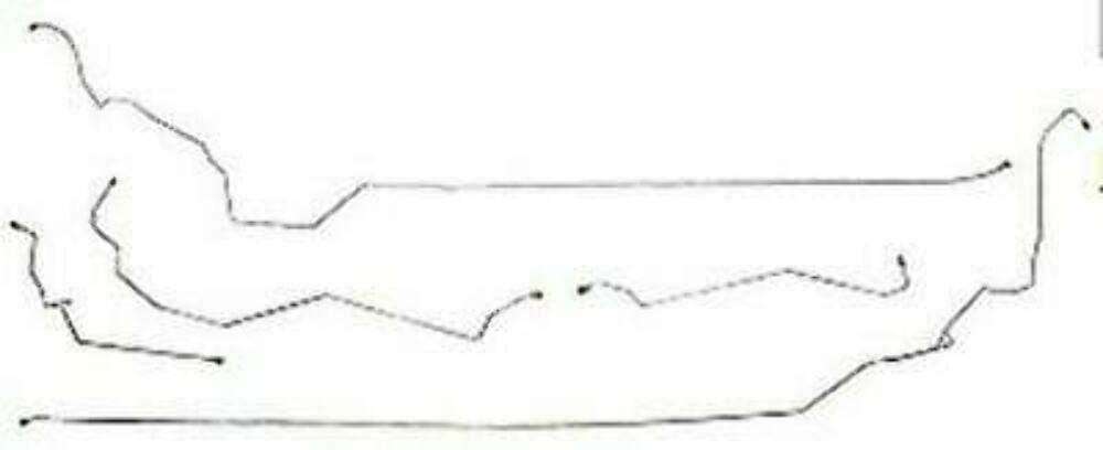 For 99-05 Buick Century Intermediate Brake Line Kit Stainless Steel AIN0003SS