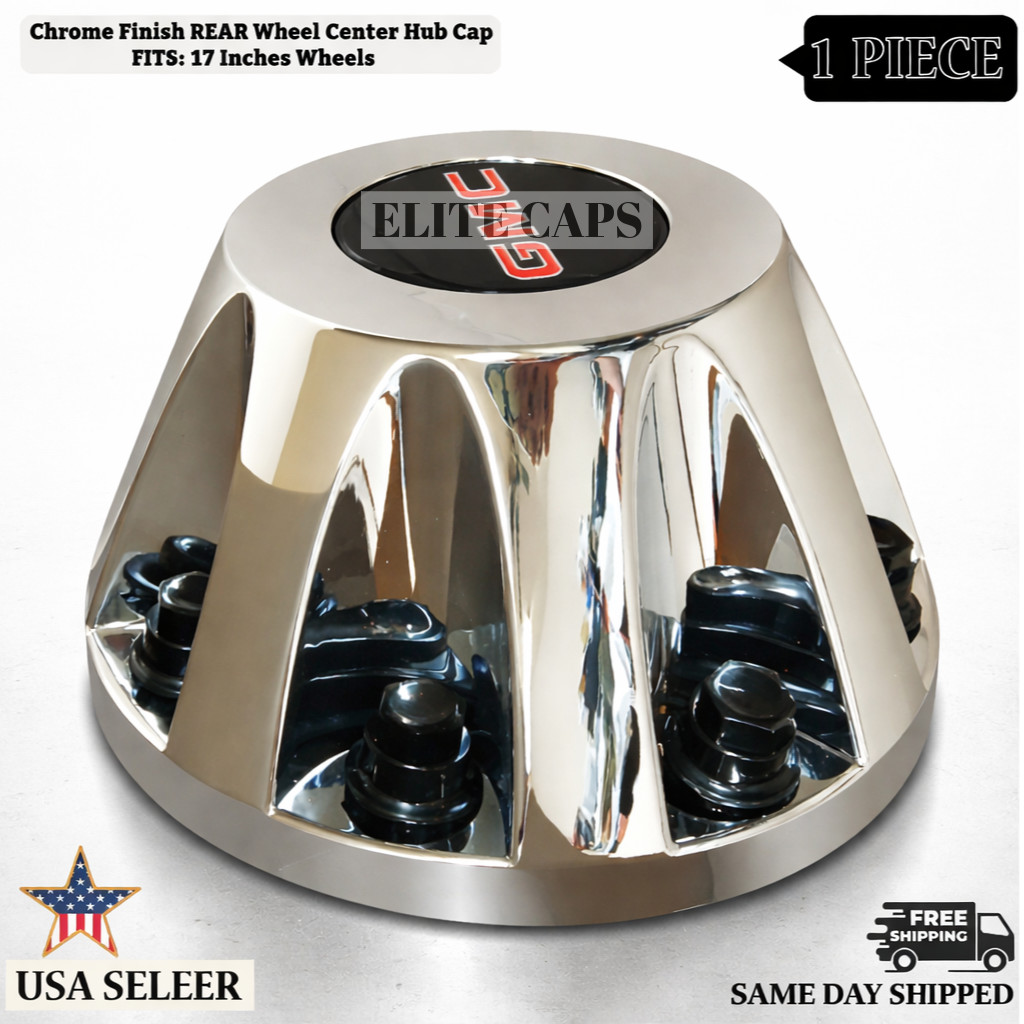 New 1 REAR Wheel Cap for 2011~Current Sierra 3500HD 17