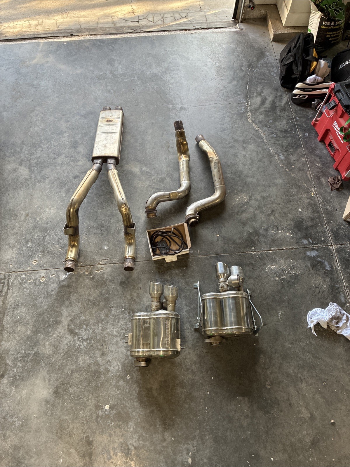 Capristo Valved Exhaust Ferrari 575M 550 Mufflers Pipes & Control System