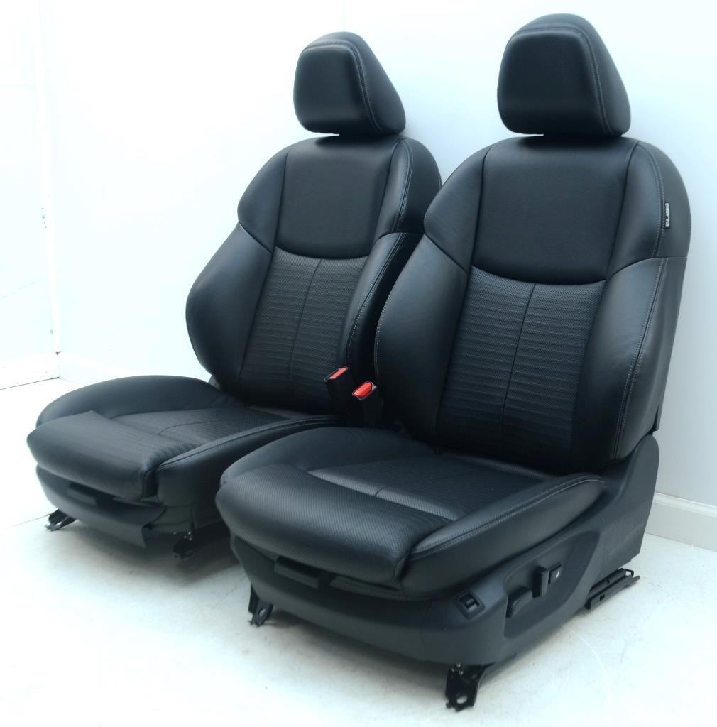 2016 - 2024 Infiniti Q50 Sedan Front Black Leather Heated Seats