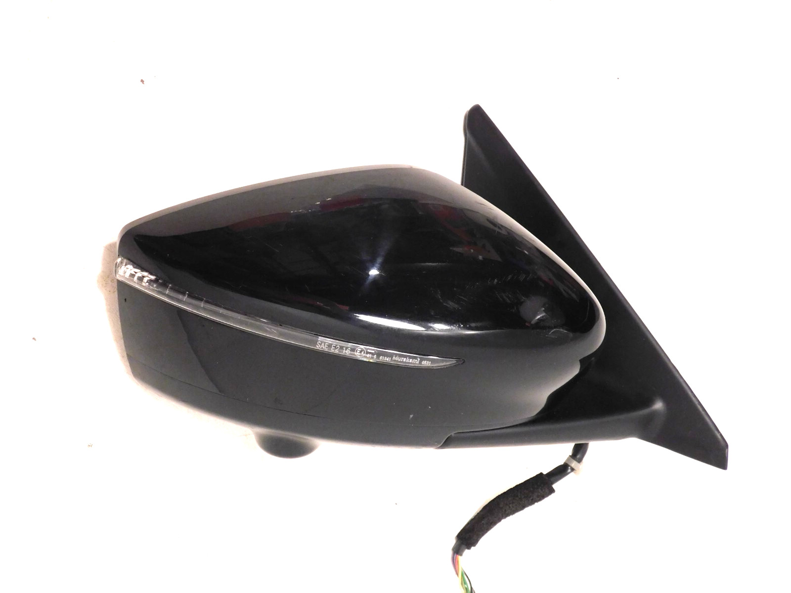 CAMERA 2017-2023 NISSAN KICKS LEFT SIDE VIEW DOOR MIRROR SIGNALBLACK