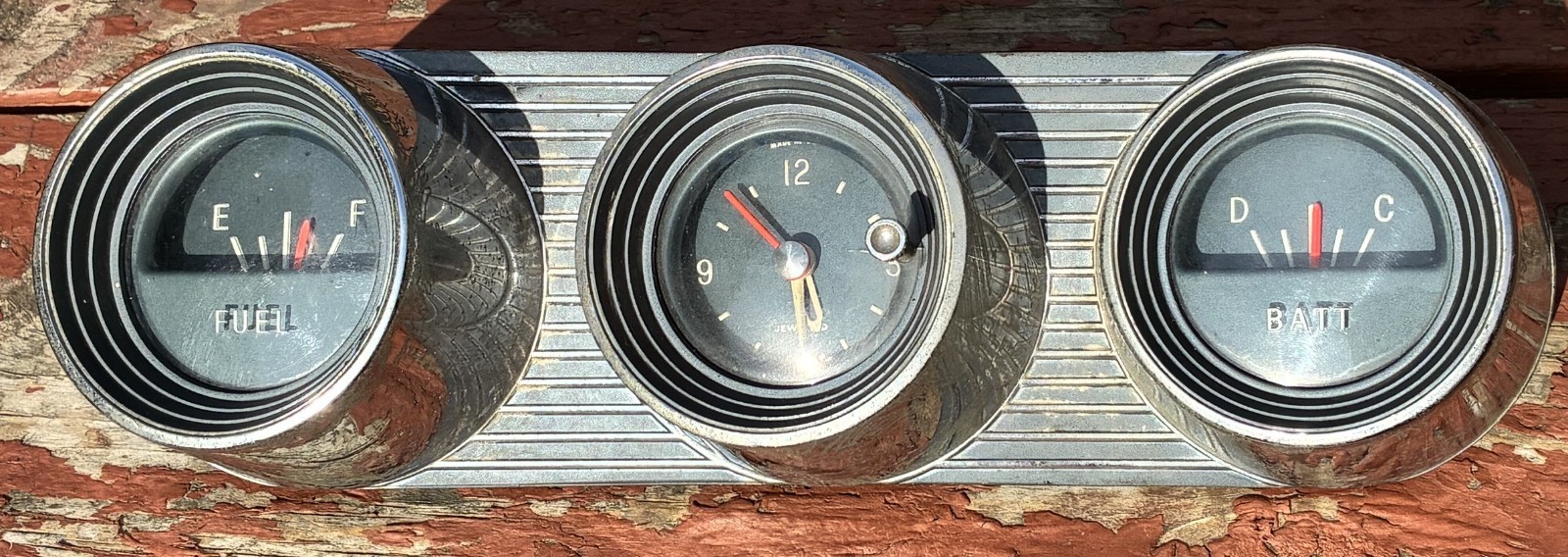 Vintage 1964 Pontiac Triple Gauge Cluster - Untested