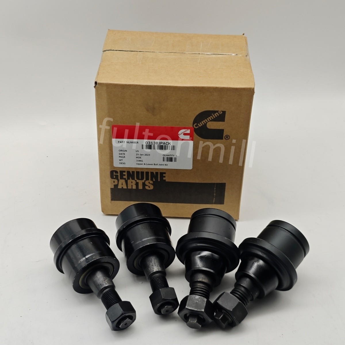 Kryptonite Upper Lower Ball Joint Package For 03-13 Dodge Ram 2500 3500 Cummins