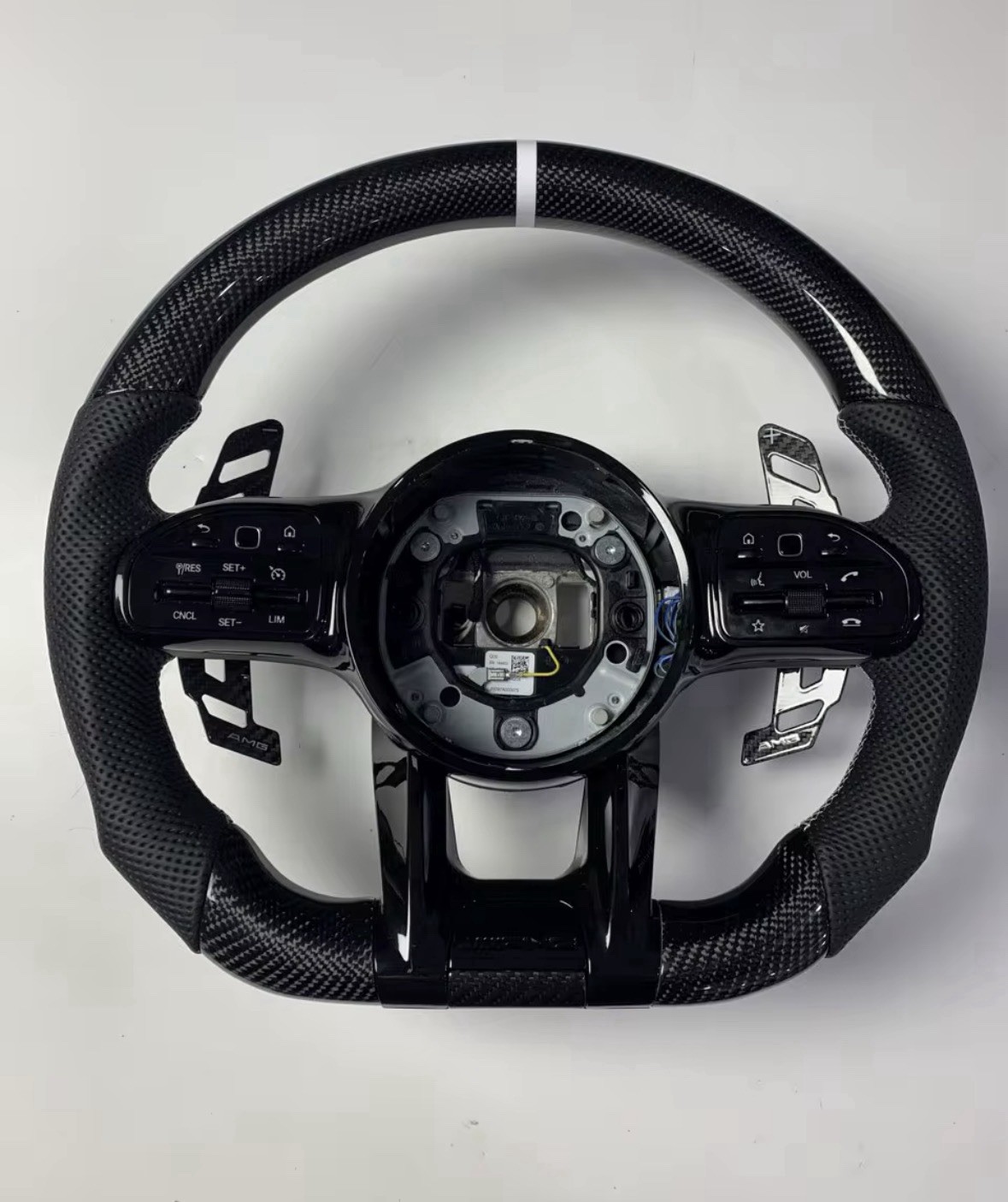 OEM Fit Carbon Fiber Steering Wheel For Mercedes W205 W213 W222 W463 C63 E63 G63