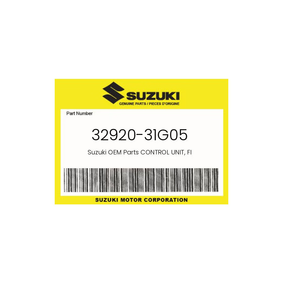 Suzuki Genuine Control Unit, Fi - 32920-31G05