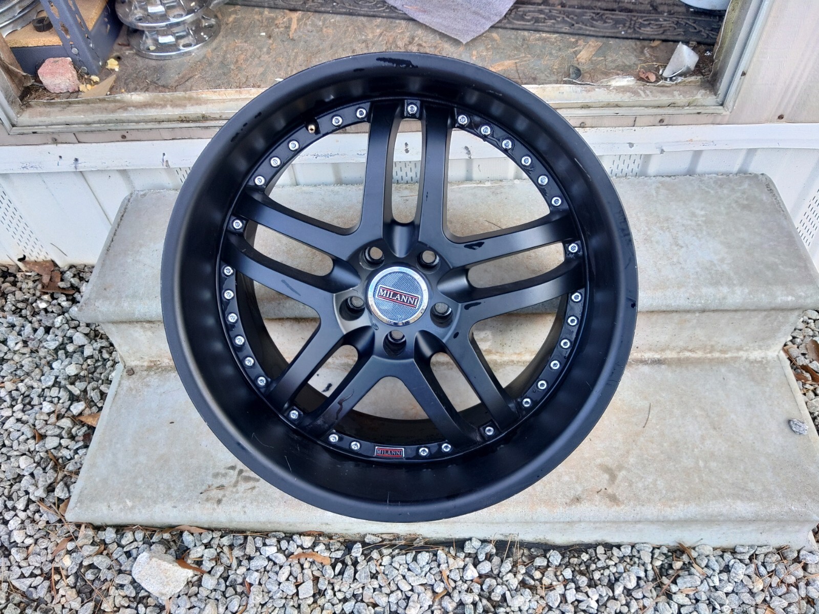 Milanni Black Machined 20x10.5 5x115 Wheel Single Rim Milanni Black Machined 20x10.5 5x115 Wheel Single Rim
