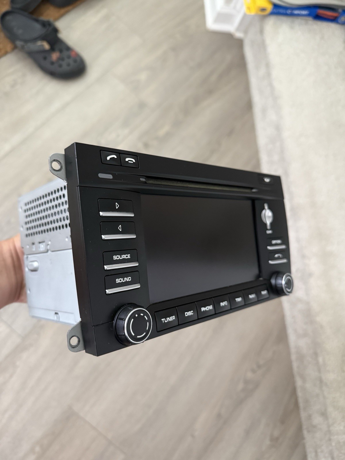 08-10 Porsche Cayenne 957 Head Unit Radio Navigation Display Screen OEM