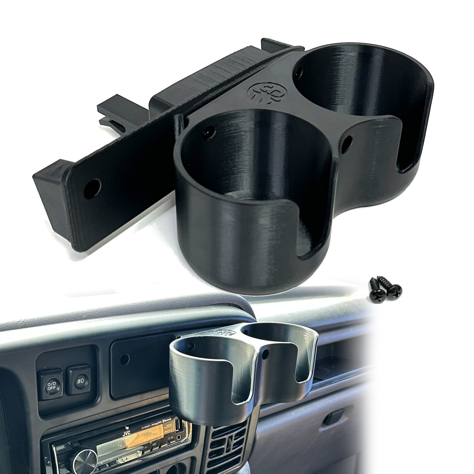 Cup holder upgrade for 1994-1997 Dodge Ram Fixed bolt on Cup holder upgrade for 1994-1997 Dodge Ram Fixed bolt on