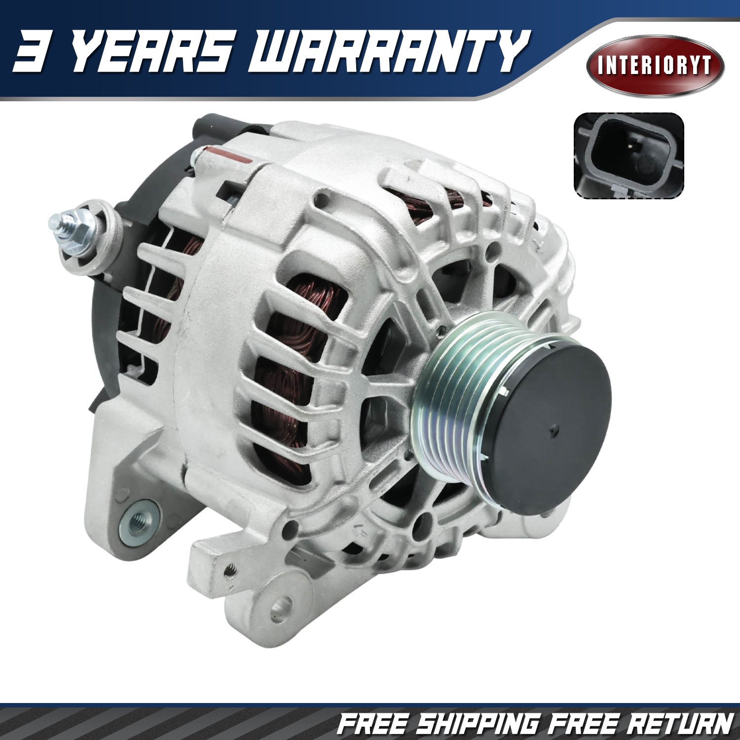 Alternator For Nissan Rogue 2014 2015 2016 2017 2018 2019 2020 L4 2.5L 11648
