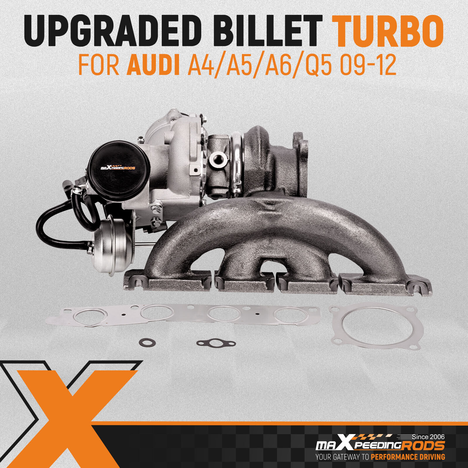Billet Turbo Turbocharger For Audi A4 A5 A6 Q5 Quattro Allroad 2.0 T 2009-2012