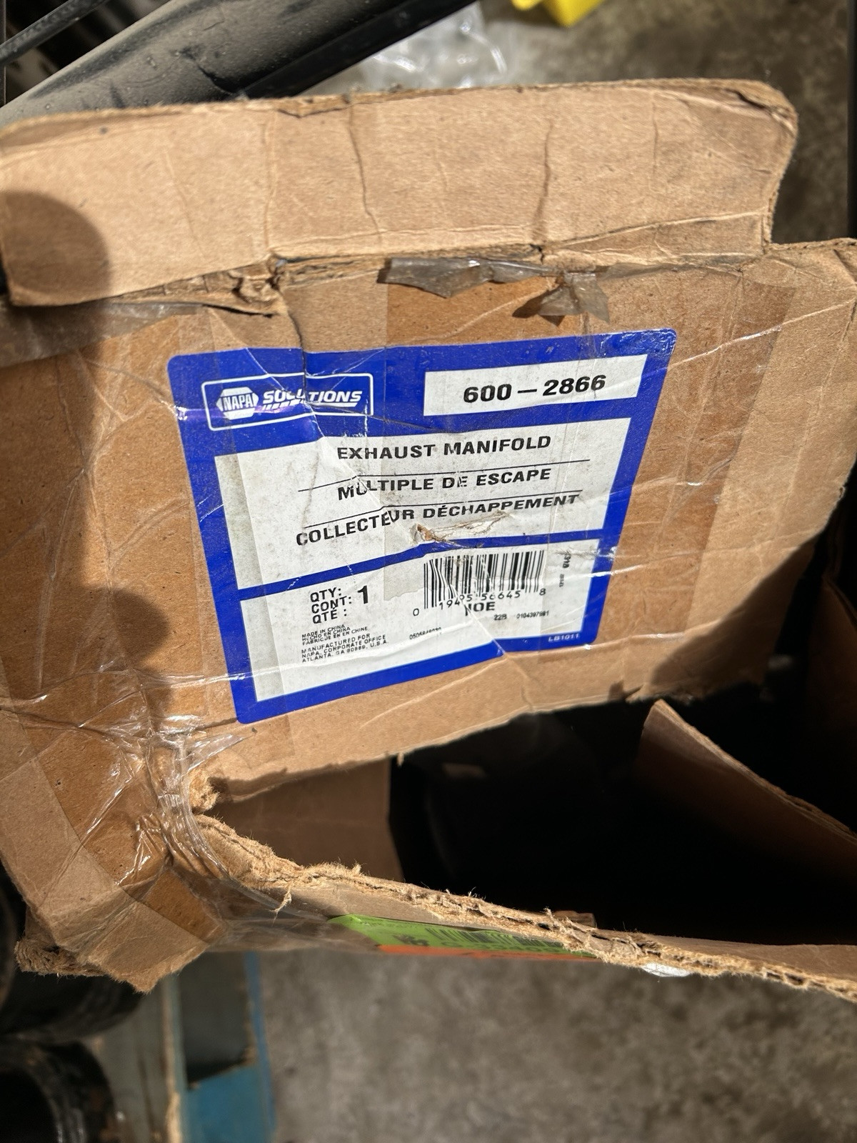 NAPA OE Solutions Exhaust - Left Exhaust Manifold 6002866 ( 600-2866) SHIPS FREE NAPA OE Solutions Exhaust - Left Exhaust Manifold 6002866 ( 600-2866) SHIPS FREE