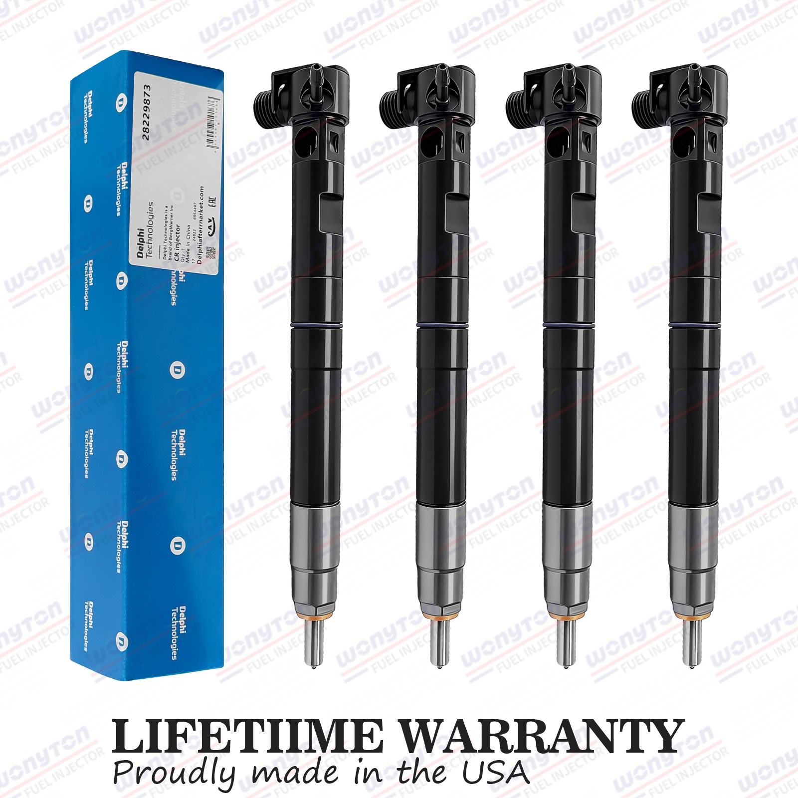 4x Common Rail Fuel Injector for Hyundai Starex H1 Poter Kia Bongo WGT 28229873