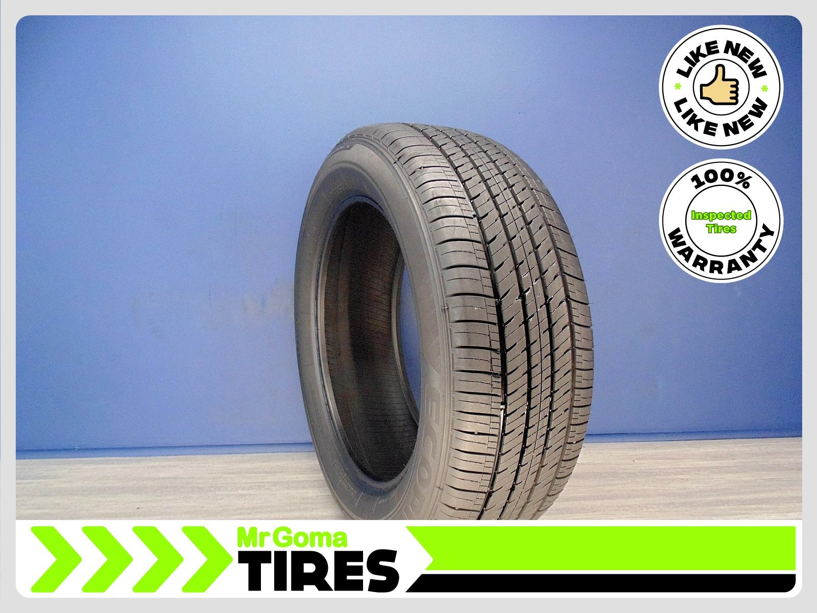 1 BRIDGESTONE ECOPIA H/L 422 PLUS 235/55R18 USED TIRE 10/32 TREAD 100H 2355518