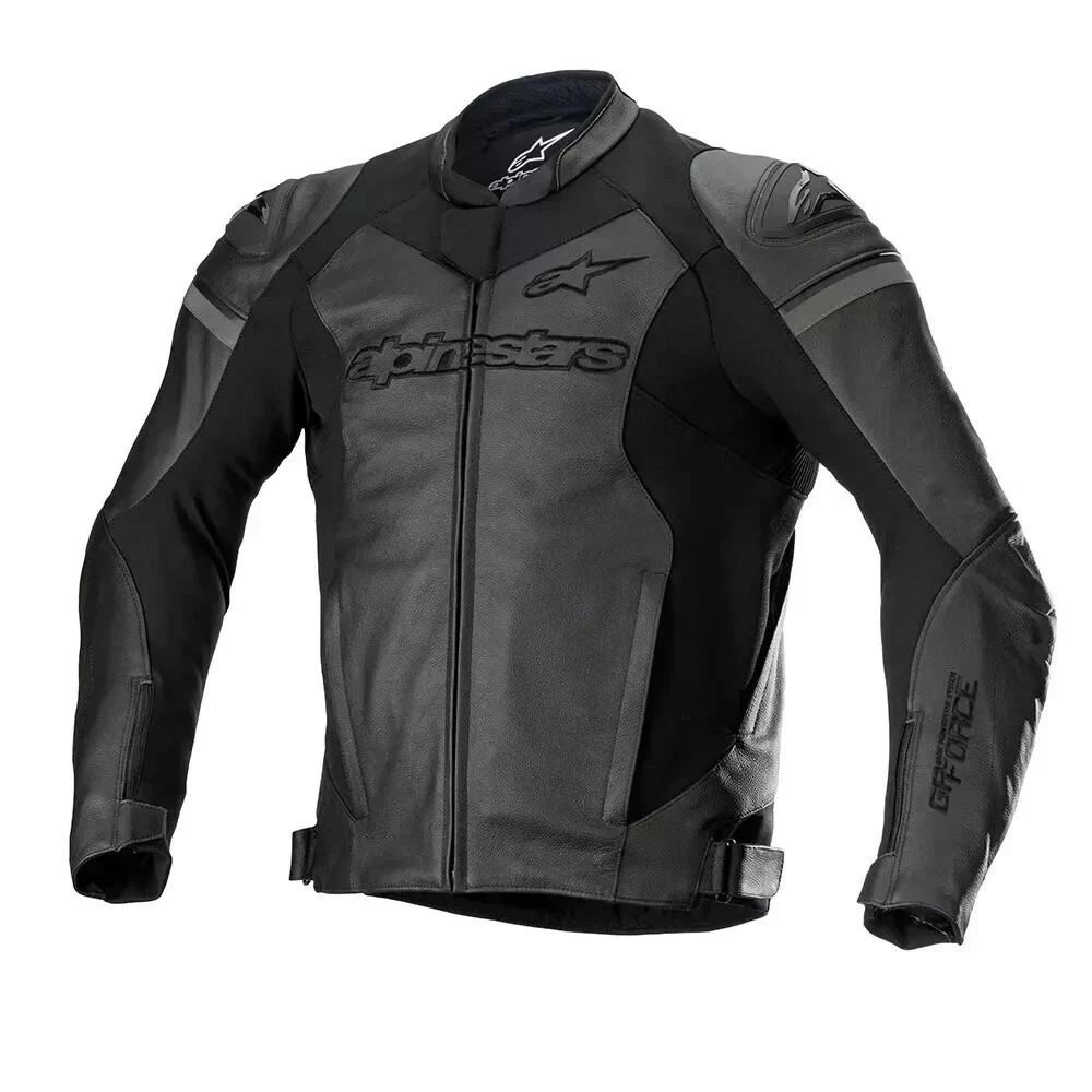 Alpinestars Motorrad Racing Cowhide Leather Jacket–MotoGP Style Motorcycle Biker