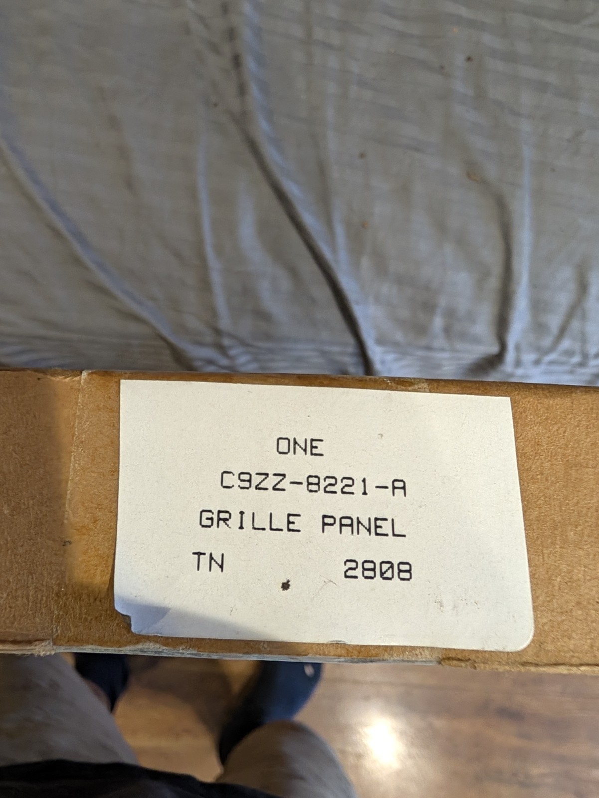 NOS 1969 Ford Mustang C9ZZ-8221-A lower grill molding NOS 1969 Ford Mustang C9ZZ-8221-A lower grill molding