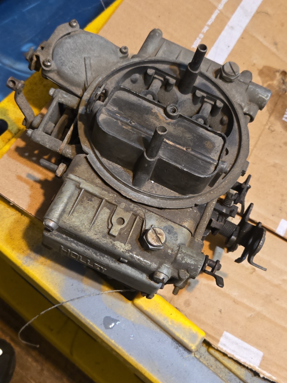 Holley List 1850-2 4 Barrel Carburetor 600cfm Vintage Ford Gm mopar Hot Rod Rat Holley List 1850-2 4 Barrel Carburetor 600cfm Vintage Ford Gm mopar Hot Rod Rat